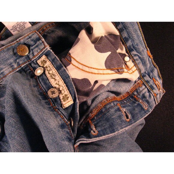 Lucky Brand Women's Blue Jeans tag 10/30 LOW RISE EASY FIT FLARE - Picture 9 of 10